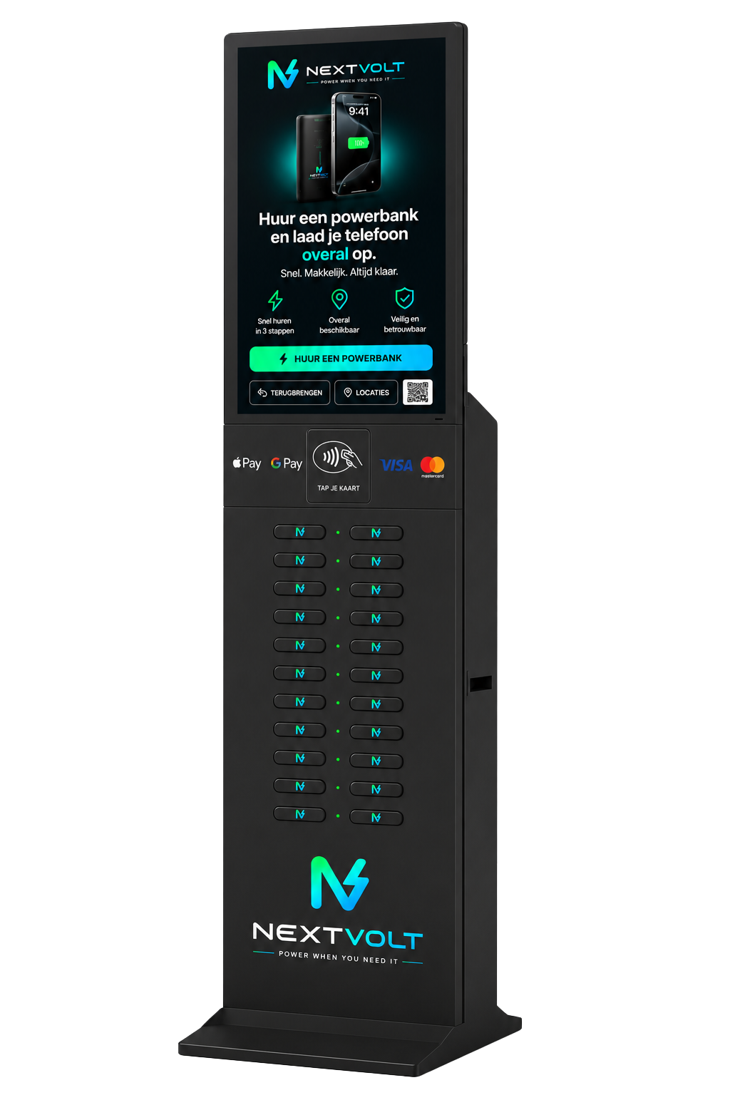 24-slot vloerstation